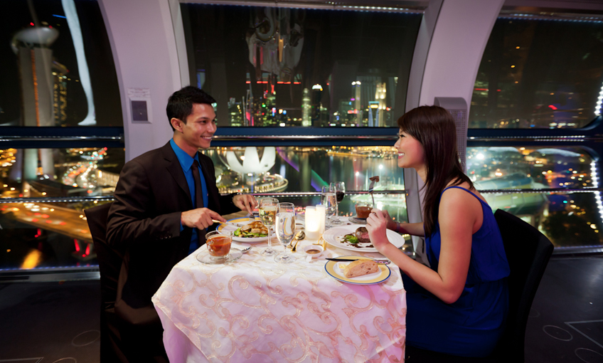 romantic restaurants in Singapore 2014